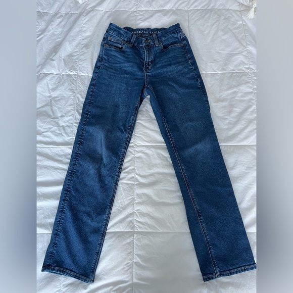 American Eagle Straight leg stretch jeans. Size 0 - Picture 1 of 4